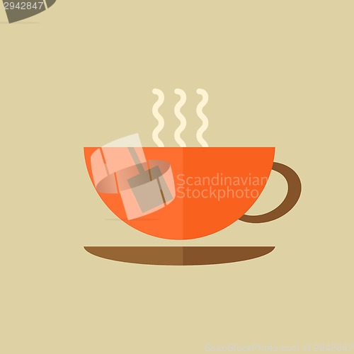 Image of Tea. Drink Flat Icon