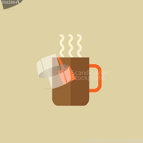 Image of Tea. Drink Flat Icon
