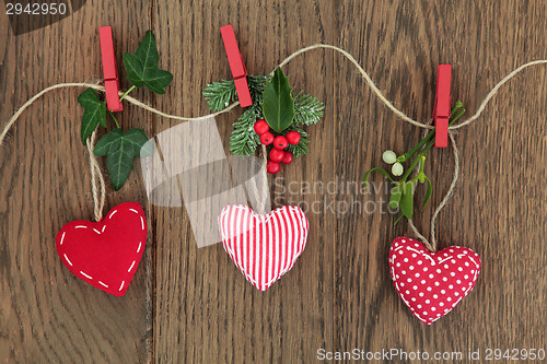 Image of Christmas Heart Decorations