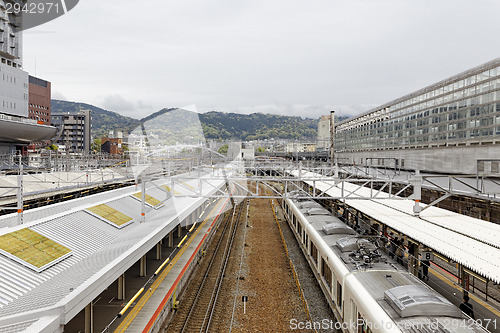 Image of japan train station