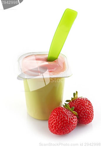 Image of plastic yogurt pot