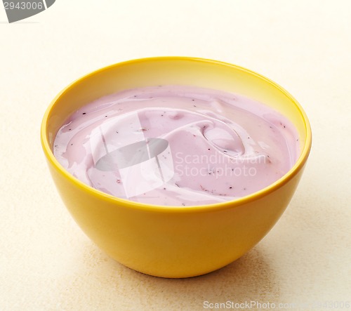 Image of blueberry yogurt