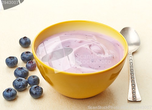 Image of blueberry yogurt