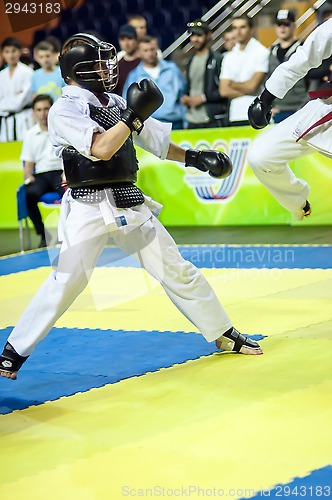 Image of Kobudo competition between boys.