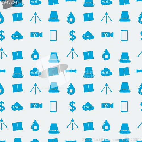 Image of Monochrome blue vector background for Ice Bucket Challenge