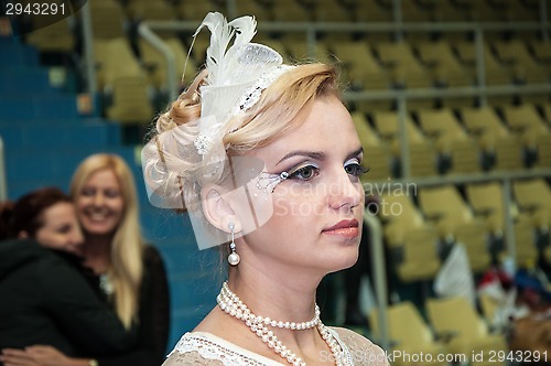 Image of Girl contest participant on the contemporary make-up