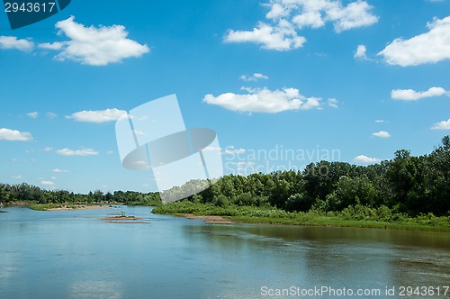 Image of The Ural River is the natural boundary between Europe and Asia