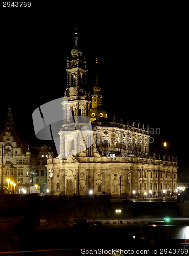 Image of Dresden at night