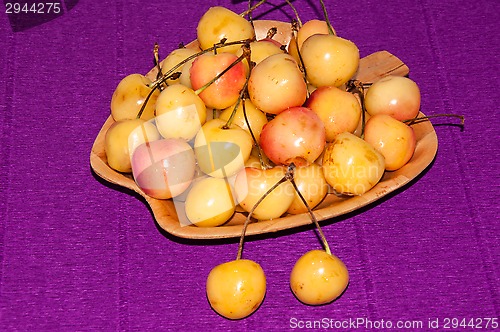 Image of The fruits of sweet cherry