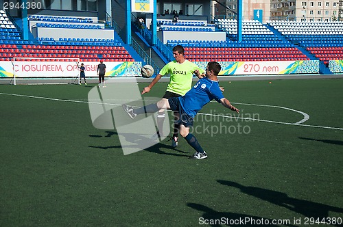 Image of Boys play football
