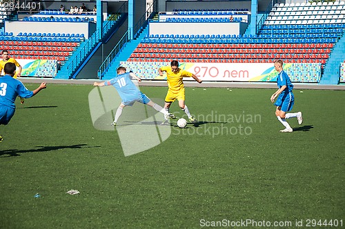 Image of Boys play football