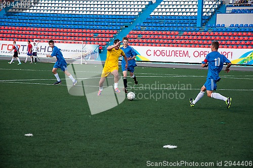 Image of Boys play football