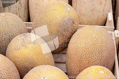 Image of Melon sold at the Bazaar