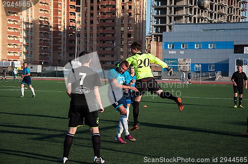 Image of Soccer game The goalkeeper number 20