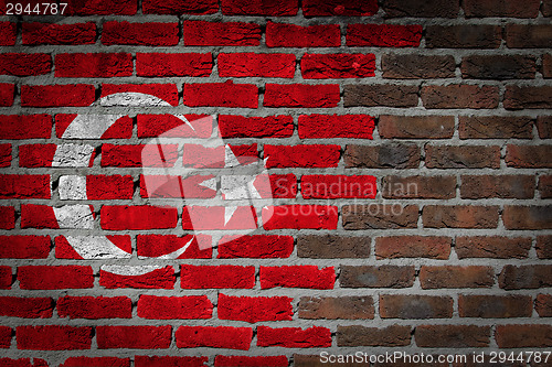 Image of Dark brick wall - Turkey