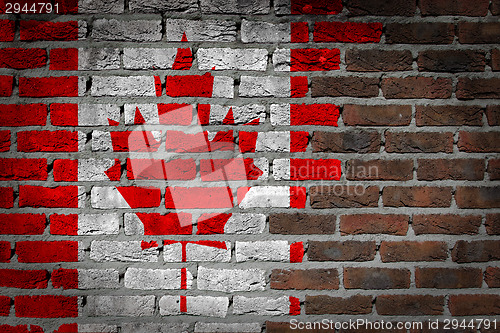 Image of Dark brick wall - Canada