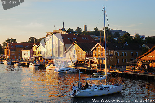 Image of Indian summer evening in Tonsberg.