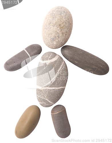 Image of pebble man