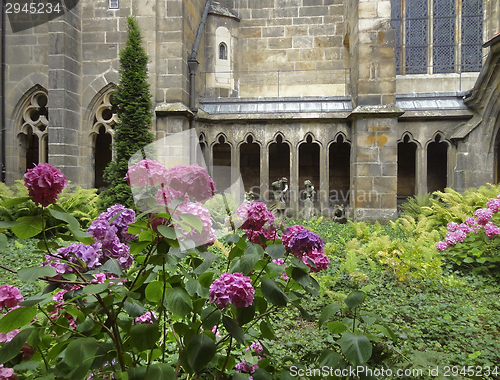 Image of monastery garden