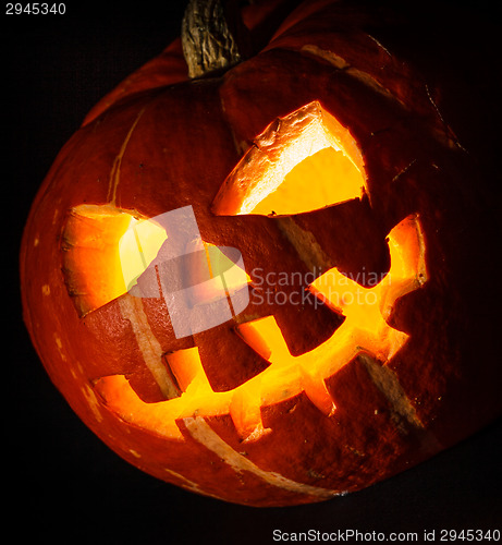 Image of Halloween - old jack-o-lantern