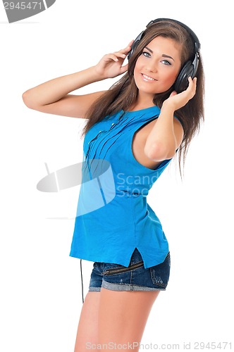 Image of Girl with headphones