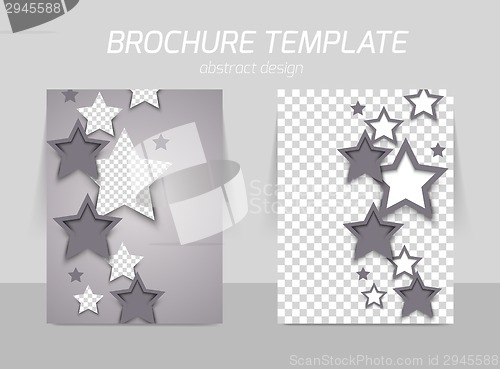 Image of Flyer template back and front design