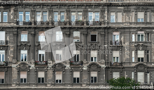 Image of Closeup photo of a building