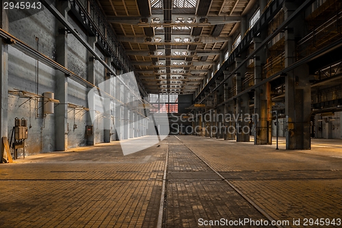 Image of Large industrial hall of a repair station