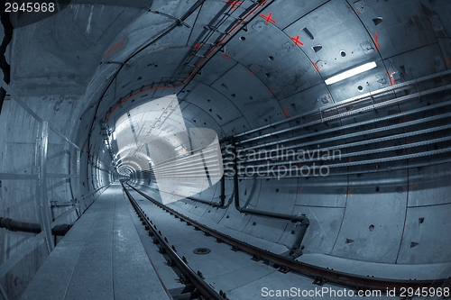 Image of Underground tunnel for the subway