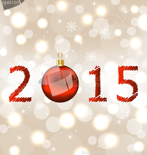 Image of Happy new year shimmering background