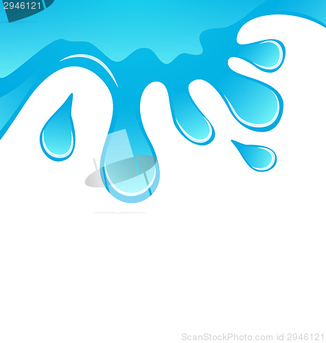 Image of Splashing water background with space for your text