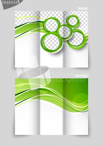 Image of Tri-fold brochure template design