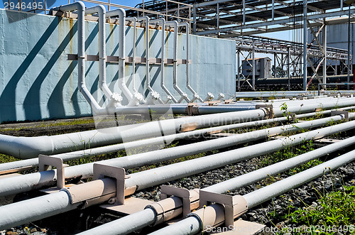 Image of Power Plant Ground Pipes