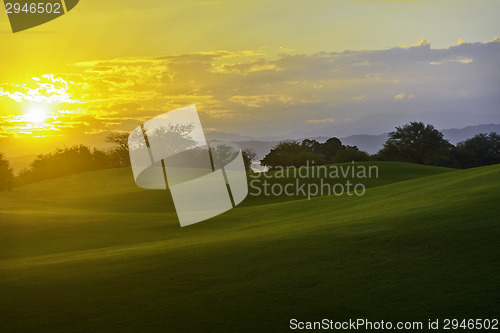 Image of Golf Sunrise