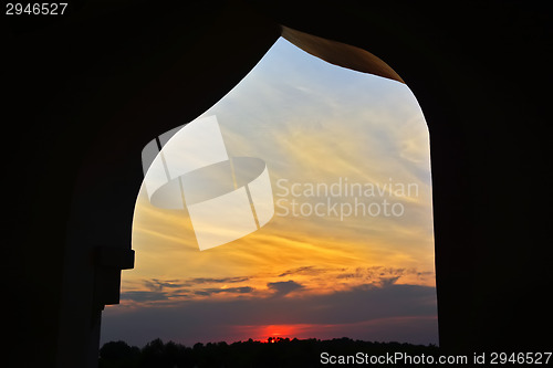 Image of Grand Mosque Sunset