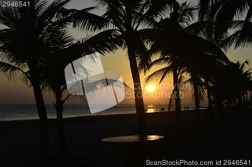 Image of Fishing Village Sunset