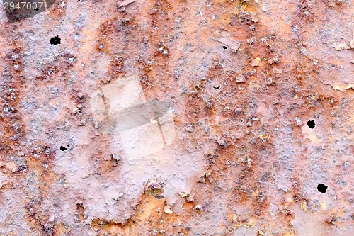 Image of old scratched metal texture