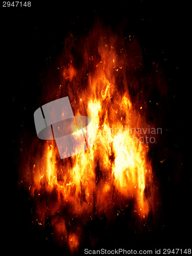 Image of fire texture