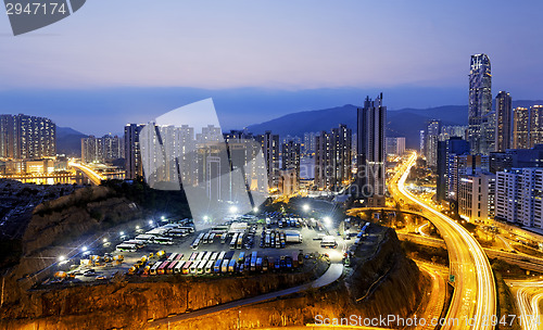 Image of hong kong modern city