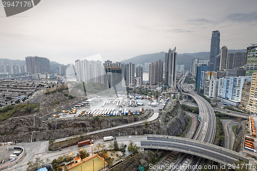 Image of hong kong modern city