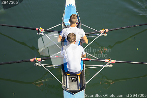Image of Two rowers