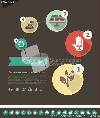 Image of Ecology Infographic Template.