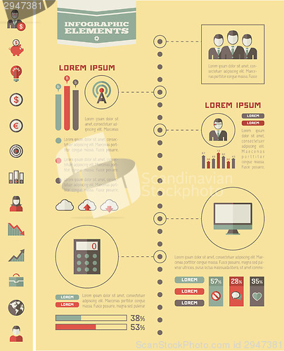 Image of IT Industry Infographic Elements