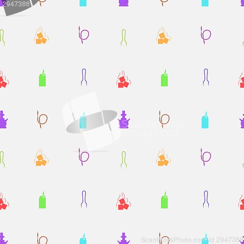 Image of Colored vector background for hookah accessories