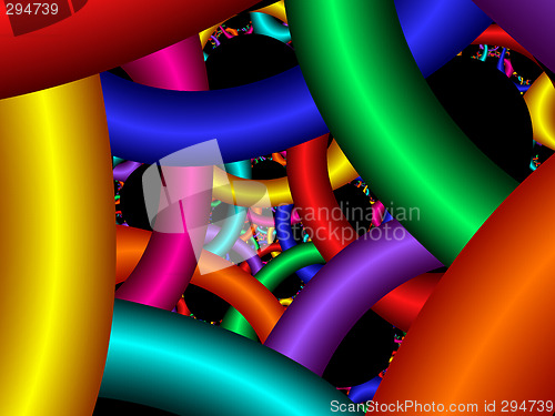 Image of Colored tubes