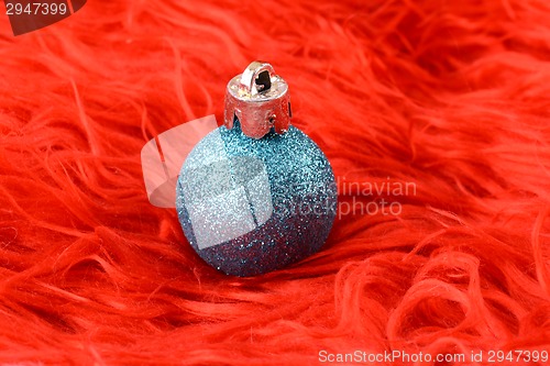 Image of Background with Christmas balls, close up