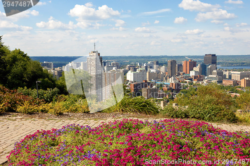 Image of View of downtown Hamilton.