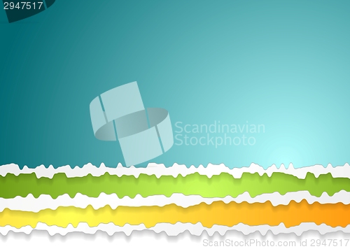 Image of Ragged edge paper abstract background