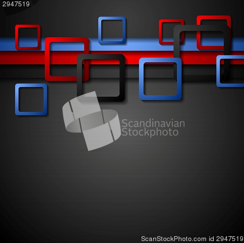 Image of Bright abstract corporate geometry background
