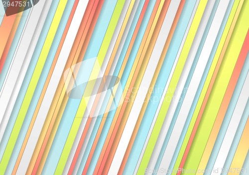 Image of Pastel stripes abstract vector background